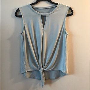 LOFT Keyhole Tie-Waist Tank